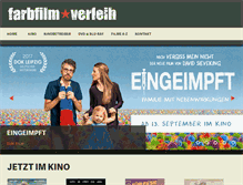 Tablet Screenshot of farbfilm-verleih.de